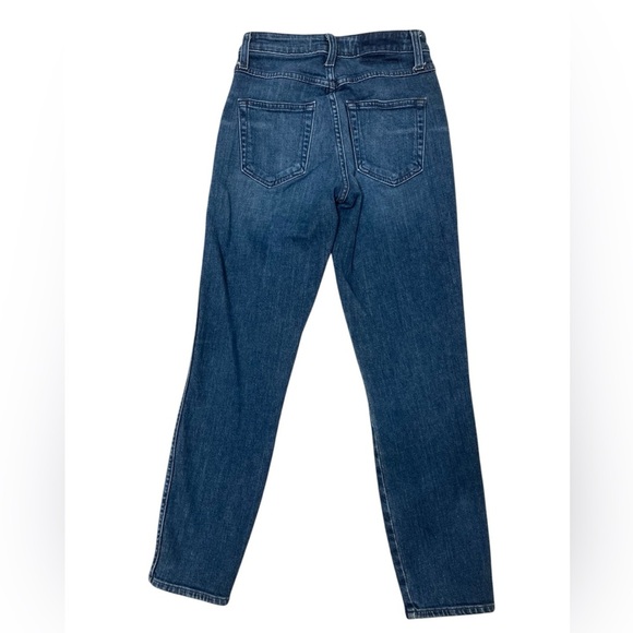 Anthropologie Amo High Rise Stix Crop Skinny Jeans, Women’s, Dark Wash, Size 25 - Picture 5 of 7